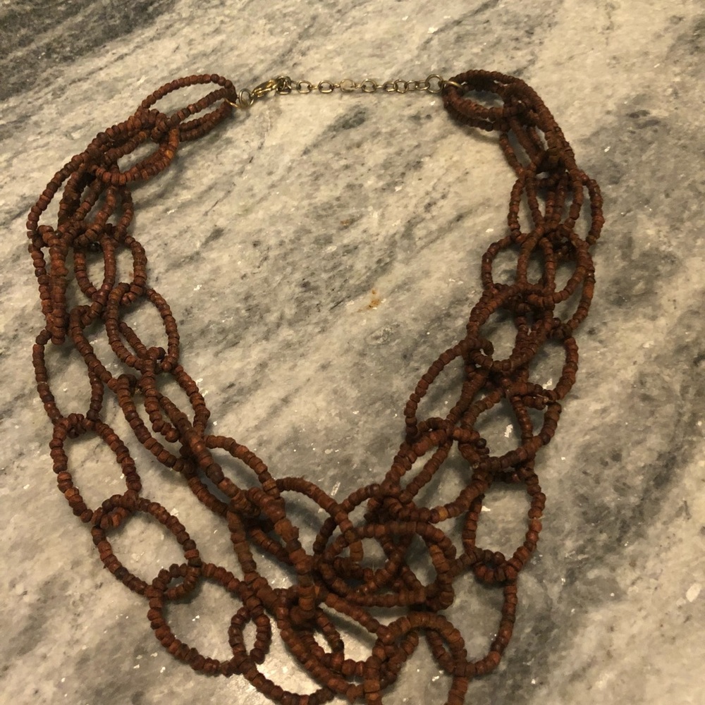 Wood Beaded Necklace
